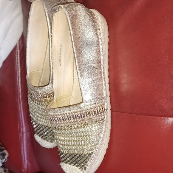 Patrizia by Spring Step Raiatea Slip On Gold Espadrille Loafer - Picture 6 of 9